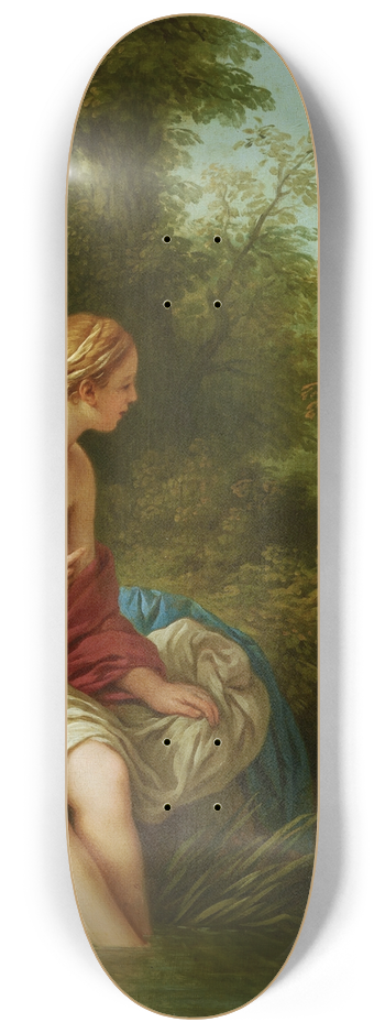 Louis-Jean-Franois Lagrene - Landscape With Salmacis and Hermaphroditus 8.25 inch art skate deck