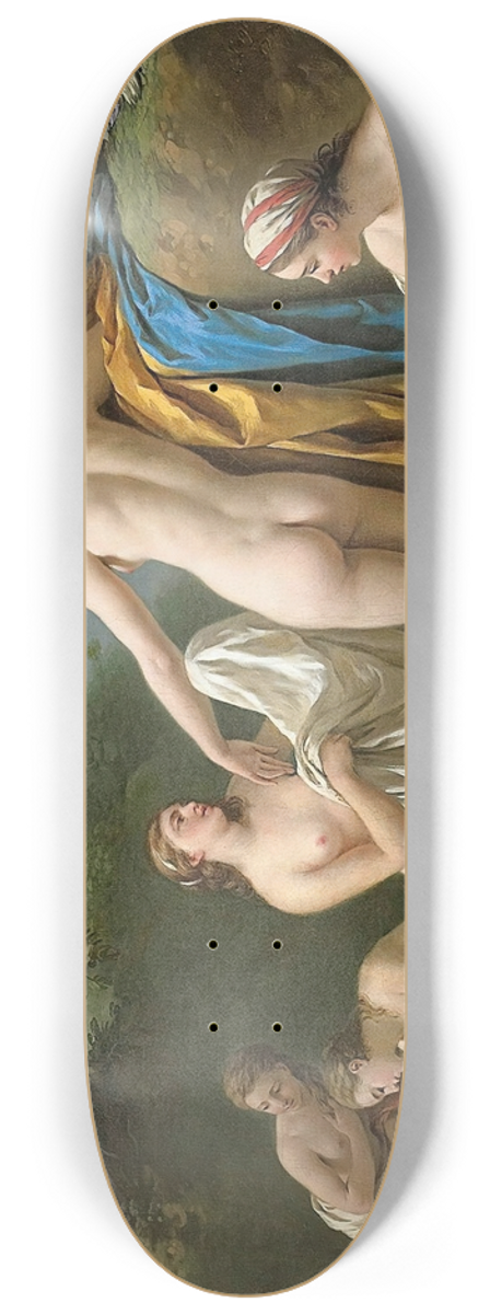Louis-Jean-Franois Lagrene - Venus and Nymphs Bathing 8.25 inch art skate deck