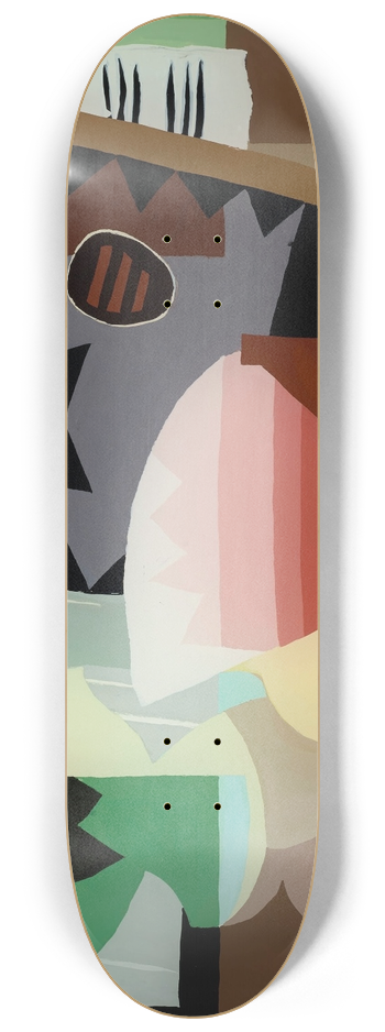 Louis Marcoussis - Nature morte  la palette 8.25 inch art skate deck