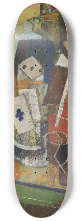 Louis Marcoussis - Nature morte  las de trfle 8.25 inch art skate deck