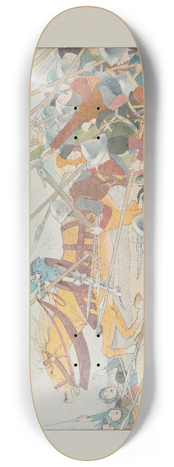 Louis Maurice Boutet de Monvel - Jeanne dArc Pl.16 8.25 inch art skate deck