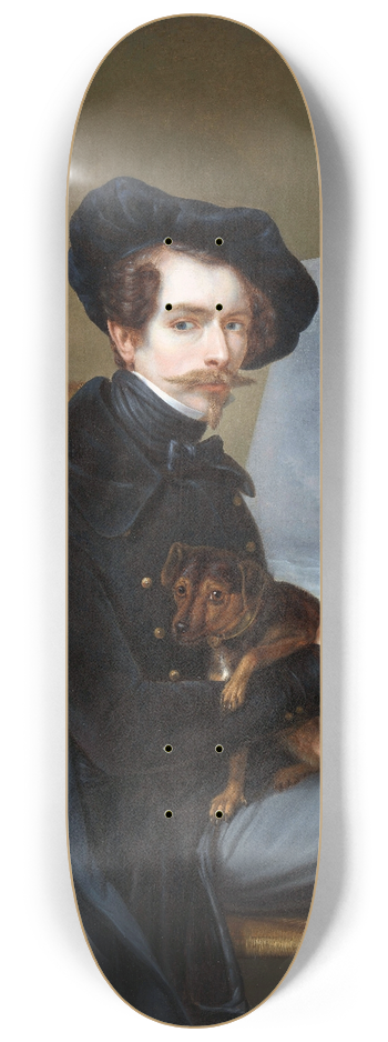 Louis Meijer - Self-Portrait 8.25 inch art skate deck