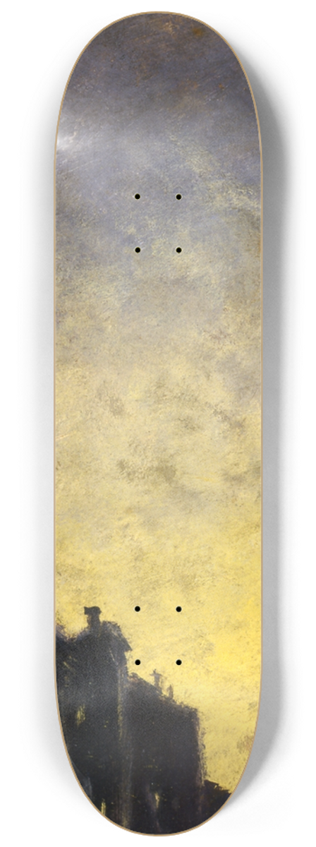 Louis Michel Eilshemius - Fifty-Seventh Street 8.25 inch art skate deck