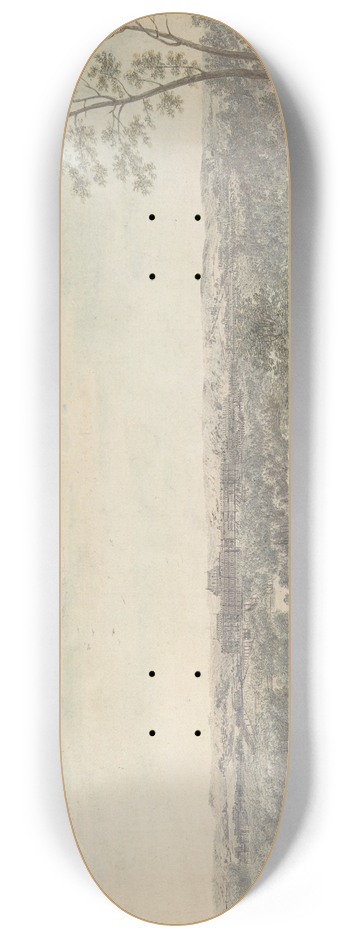 Louis Nicolas de Lespinasse - Versailles Seen from the Southwest 8.25 inch art skate deck