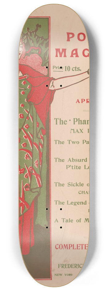 Louis Rhead - The Pocket magazine 8.25 inch art skate deck