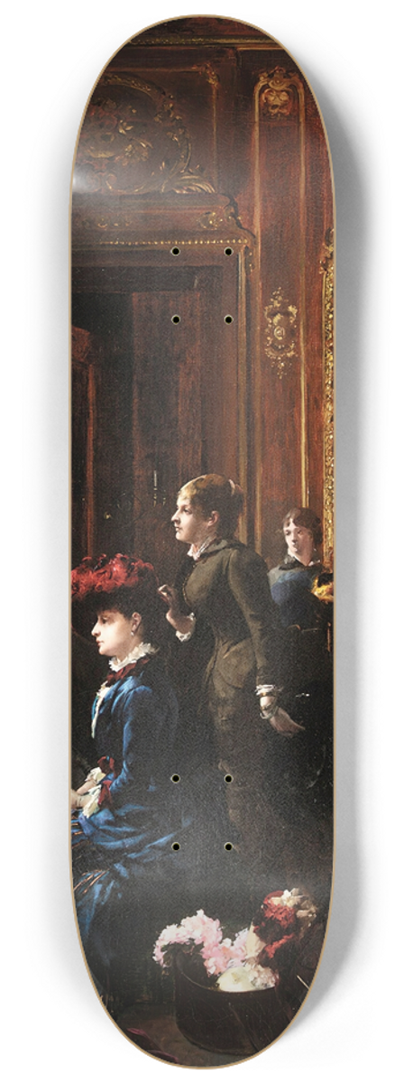 Louis-Robert Carrier-Belleuse - Fashion salon in Paris 8.25 inch art skate deck