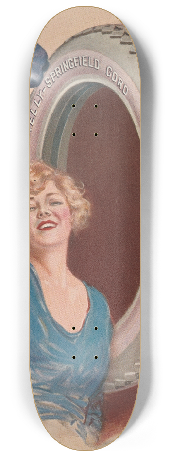 Lou Mayer - Keep Smiling with Kellys 8.25 inch art skate deck