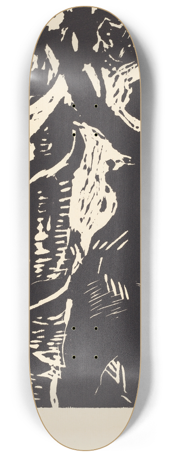 Lovis Corinth - Adam and Eve (Der Sndenfall) 8.25 inch art skate deck