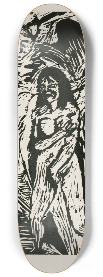 Lovis Corinth - Austreibung aus dem Paradies 8.25 inch art skate deck