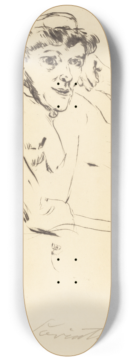 Lovis Corinth - Nurse (Pflegerin) 8.25 inch art skate deck