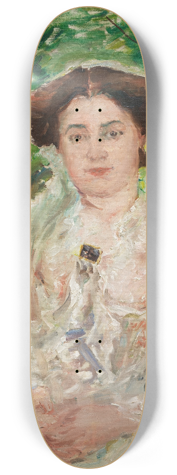 Lovis Corinth - Paraphrase (Bildnis der Charlotte Berend) 8.25 inch art skate deck