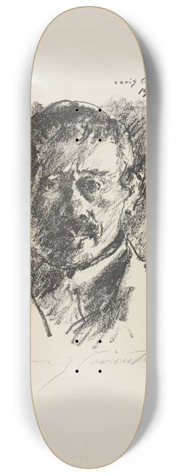 Lovis Corinth - Selbstbildnis 8.25 inch art skate deck