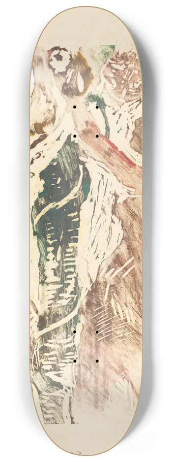 Lovis Corinth - The Fall of Man 8.25 inch art skate deck