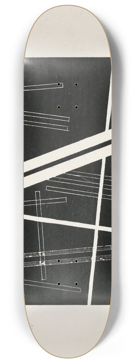 Lszl Moholy-Nagy - Untitled composition 8.25 inch art skate deck