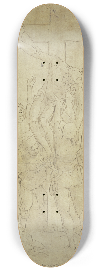 Luca Cambiaso - Deposition from the cross 8.25 inch art skate deck