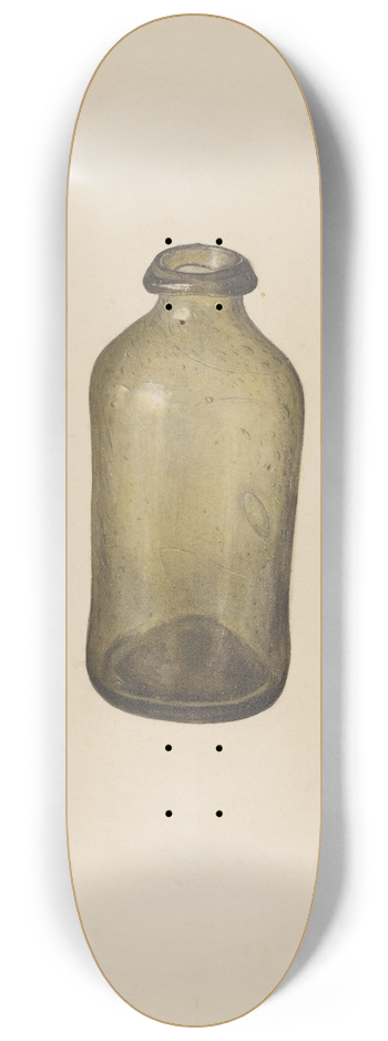 Anne Nemtzoff - Shoe Blacking Bottle 8.25 inch art skate deck