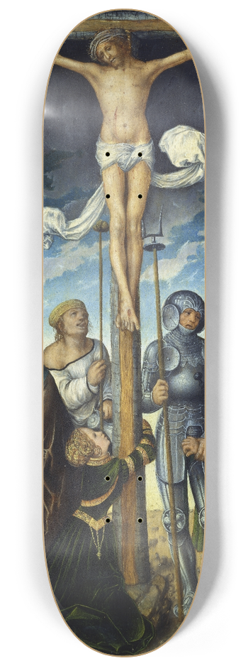 Lucas Cranach the Elder - The Crucifixion 8.25 inch art skate deck