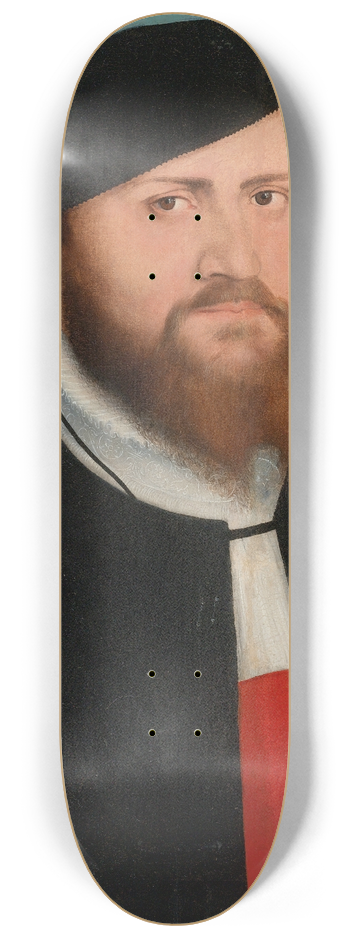 Lucas Cranach the Younger - Portrait Of A Man In A Hat 8.25 inch art skate deck