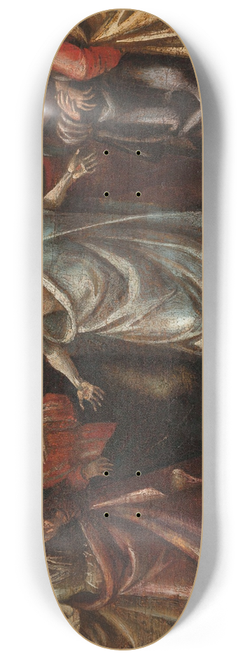 Luca Signorelli - The Resurrected Christ Appearing to His Disciples 8.25 inch art skate deck