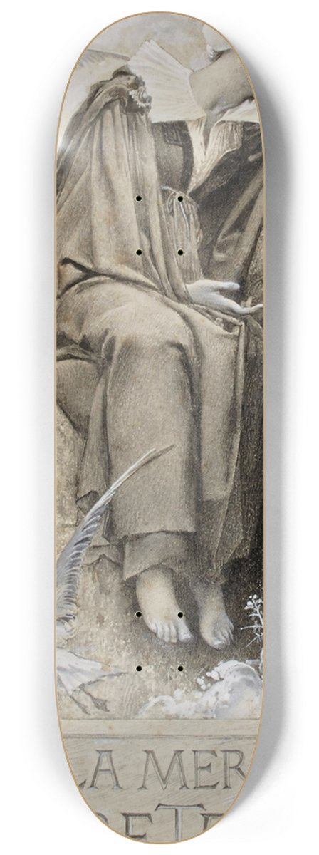 Luc-Olivier Merson - La Mer de Bretagne 8.25 inch art skate deck