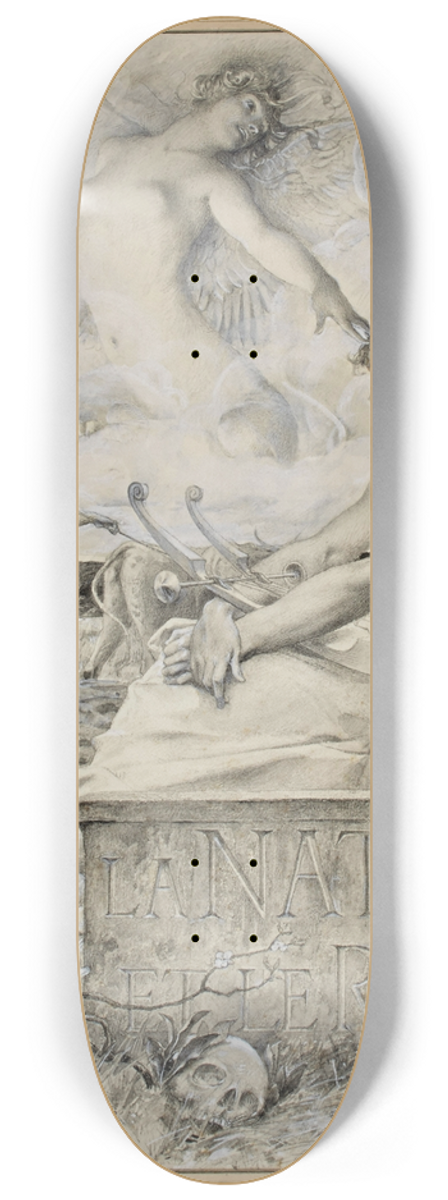 Luc-Olivier Merson - La nature et les reve 8.25 inch art skate deck