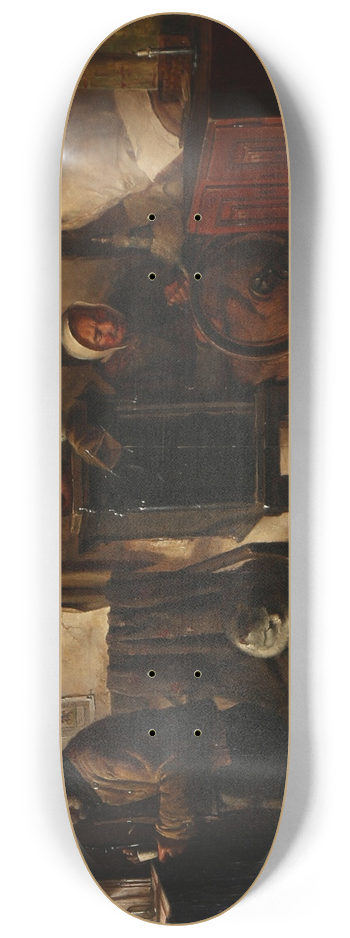 Ludvig Abelin Schou - Interir fra en Bondestue 8.25 inch art skate deck