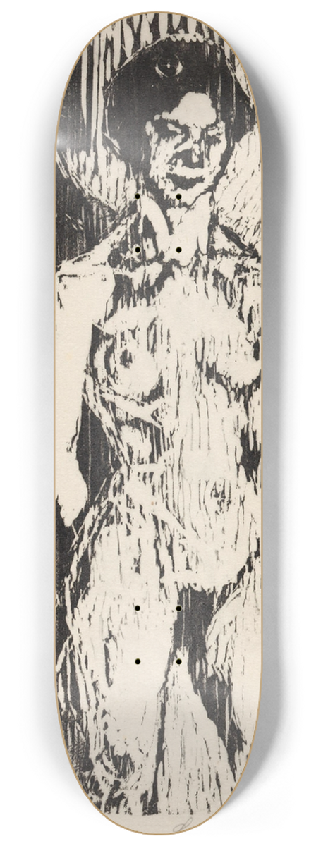 Ludvig Karsten - Nude 8.25 inch art skate deck