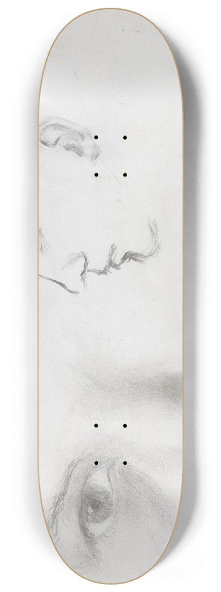 Ludvig Karsten - ye; ansikt 8.25 inch art skate deck