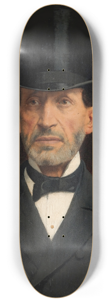 Ludwig Deutsch - Portrait of Ignaz Deutsch 8.25 inch art skate deck