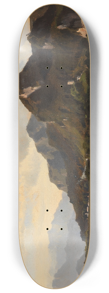 Ludwig Halauska - Landschaft bei Flintsbach am Inn 8.25 inch art skate deck