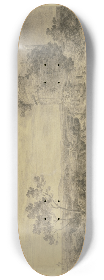 Ludwig Metz - Das Grabmal der Caecilia Metella 8.25 inch art skate deck