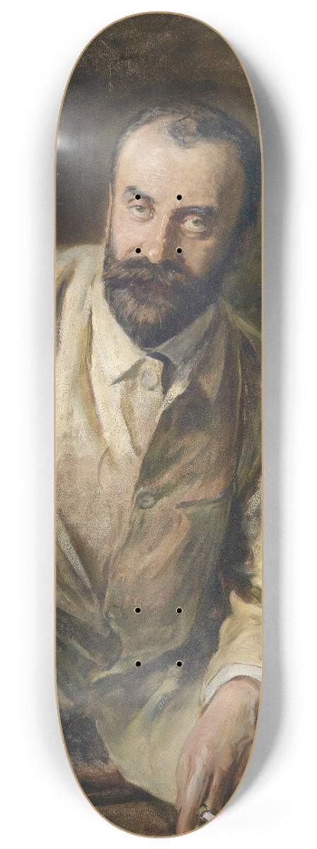 Ludwig Michalek - Bildnis Carl Moll 8.25 inch art skate deck