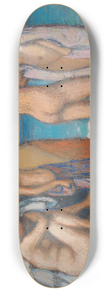 Ludwig von Hofmann - Heier Tag 8.25 inch art skate deck