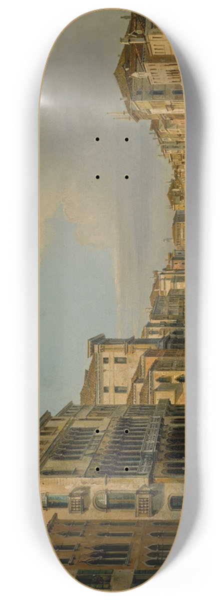 Luigi Querena - Venice, a view of the Grand Canal 8.25 inch art skate deck