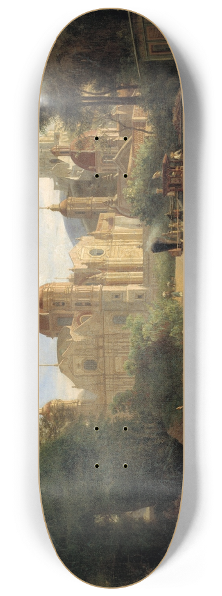 Luis Coto - The Collegiate Church of Guadalupe 8.25 inch art skate deck