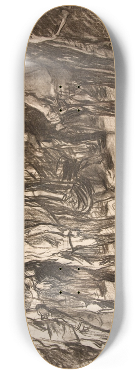 Luis Graner i Arrufi - Soldiers Returning from Cuba 8.25 inch art skate deck