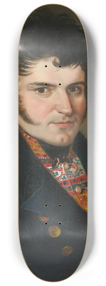 Lukas Kirner - Self-portrait 8.25 inch art skate deck