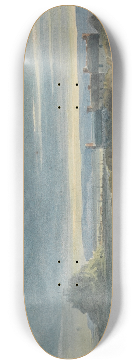 Luke Clennell - St. Michaels Mount, Cornwall 8.25 inch art skate deck