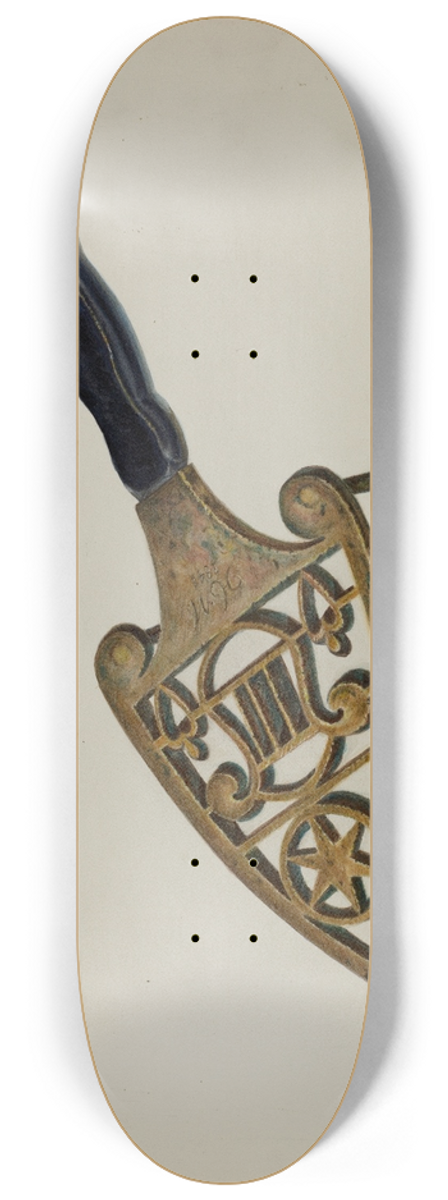 Luther D. Wenrich - Flat Iron Stand 8.25 inch art skate deck