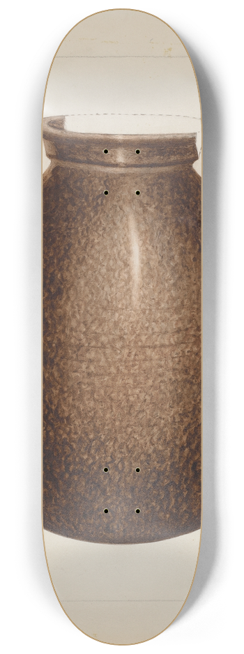 Annie B. Johnston - Stoneware Jar 8.25 inch art skate deck