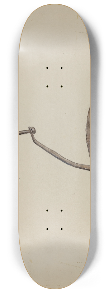 Lyman Young - Lamp 8.25 inch art skate deck