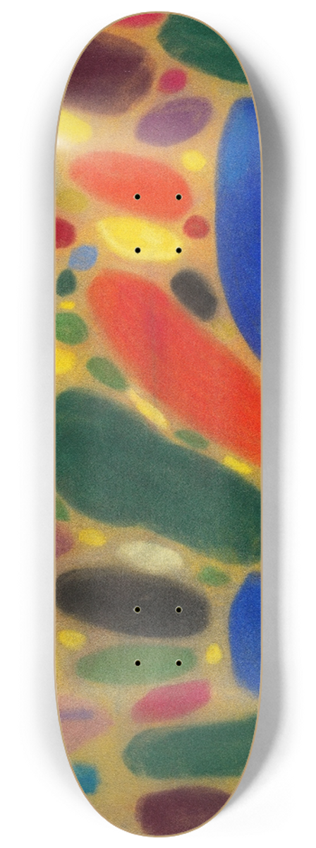 Adolf Hlzel - Farbkomposition mit Rund- und Ovalformen 8.25 inch art skate deck