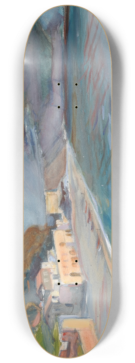 Magnus Enckell - Shore Landscape from the Naples Region 8.25 inch art skate deck