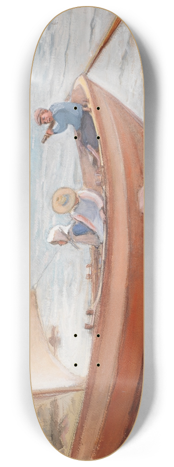 Magnus Enckell - Veneit rannalla 8.25 inch art skate deck