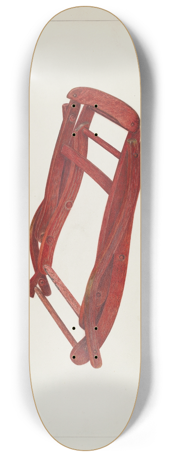 Magnus S. Fossum - Childs Folding Chair 8.25 inch art skate deck