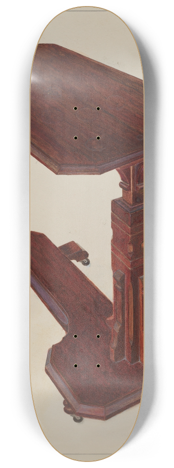Magnus S. Fossum - Invalid Bedside Table 8.25 inch art skate deck