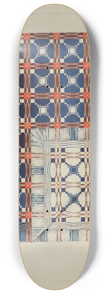 Magnus S. Fossum - Woven Coverlet 8.25 inch art skate deck