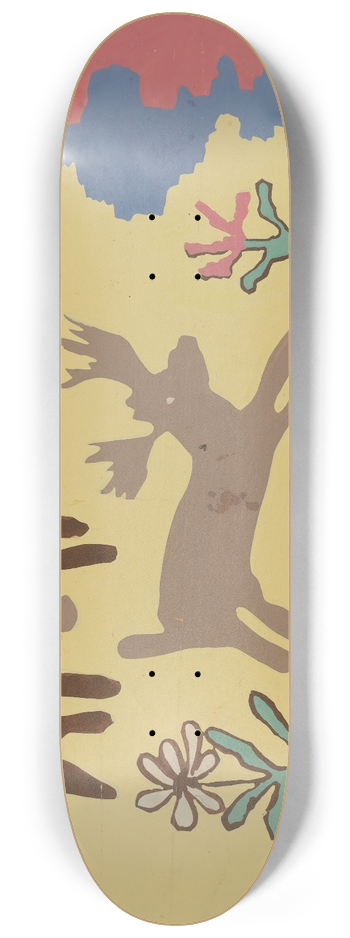 Majel G. Claflin - Bedspread 8.25 inch art skate deck