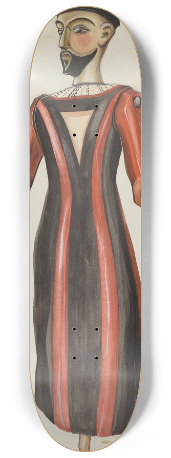 Majel G. Claflin - Bulto, St. Francis 8.25 inch art skate deck