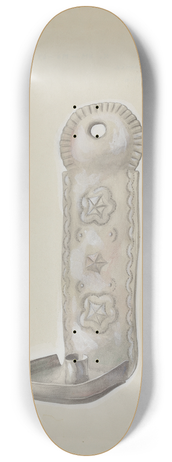 Majel G. Claflin - Tin Candle Sconce 8.25 inch art skate deck